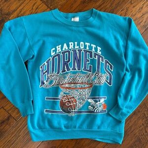 Vintage charlotte hornets NBA Tultex Sweatshirt